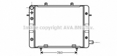 AVA QUALITY COOLING ol2059 -  Радиатор, охлаждение двигателя